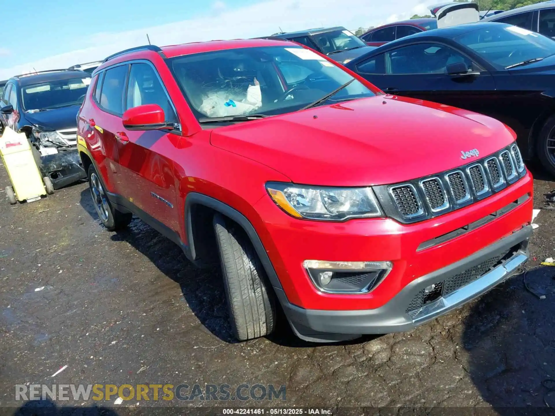 1 Photograph of a damaged car 3C4NJCCB2MT573413 JEEP COMPASS 2021
