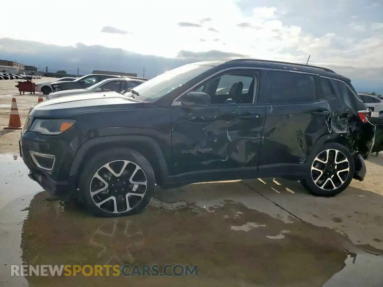 1 Photograph of a damaged car 3C4NJCCB4MT510894 JEEP COMPASS 2021
