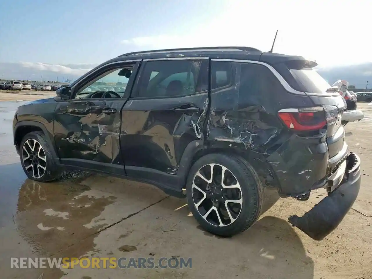 2 Photograph of a damaged car 3C4NJCCB4MT510894 JEEP COMPASS 2021