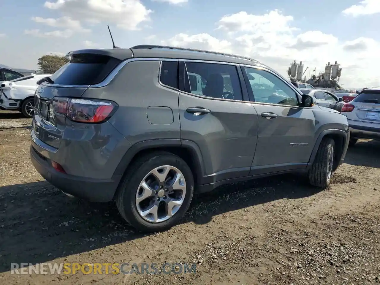 3 Photograph of a damaged car 3C4NJCCB5MT559344 JEEP COMPASS 2021