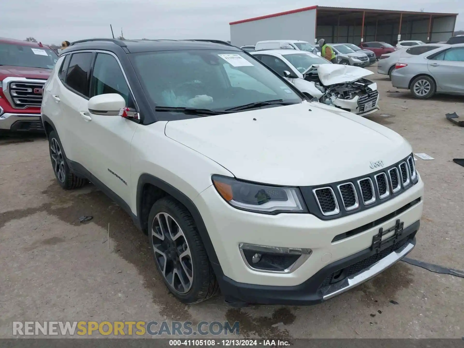 1 Photograph of a damaged car 3C4NJCCB5MT588102 JEEP COMPASS 2021