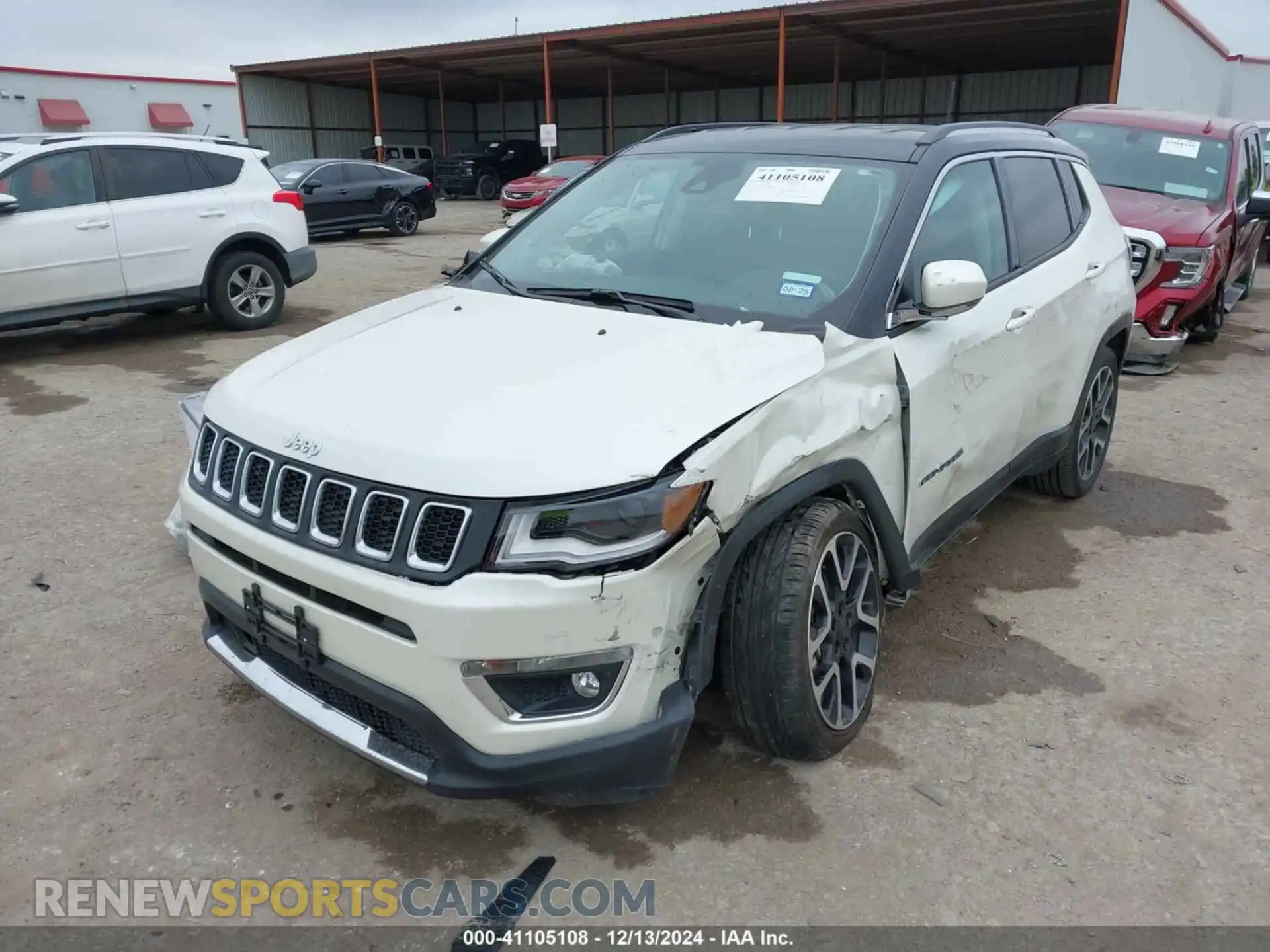 2 Photograph of a damaged car 3C4NJCCB5MT588102 JEEP COMPASS 2021