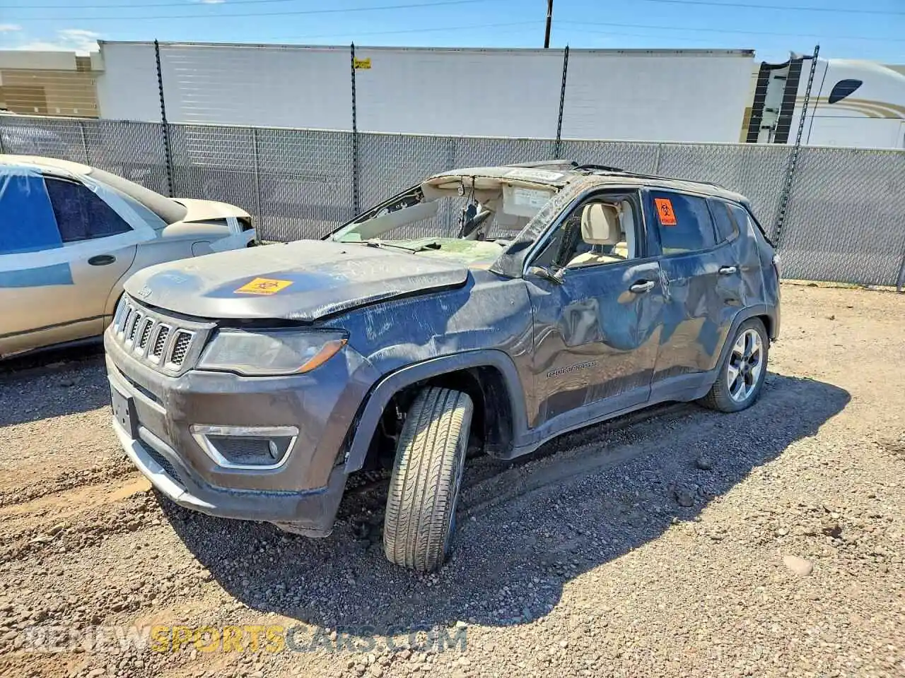 1 Фотография поврежденного автомобиля 3C4NJCCB5MT593669 JEEP COMPASS 2021