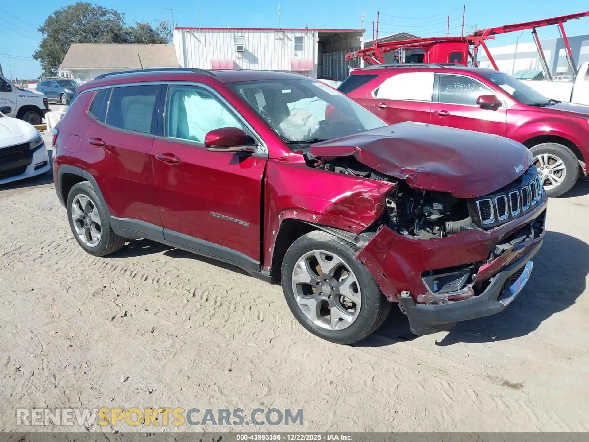 1 Photograph of a damaged car 3C4NJCCB6MT528202 JEEP COMPASS 2021