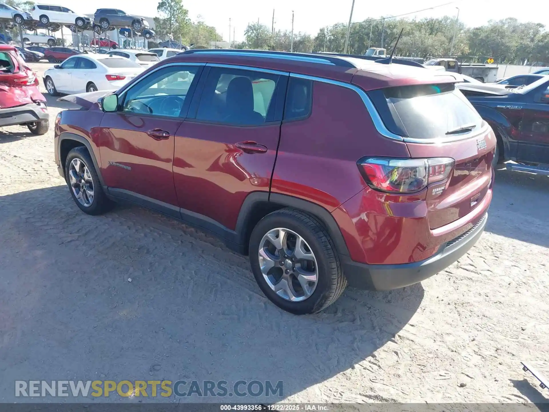 3 Photograph of a damaged car 3C4NJCCB6MT528202 JEEP COMPASS 2021