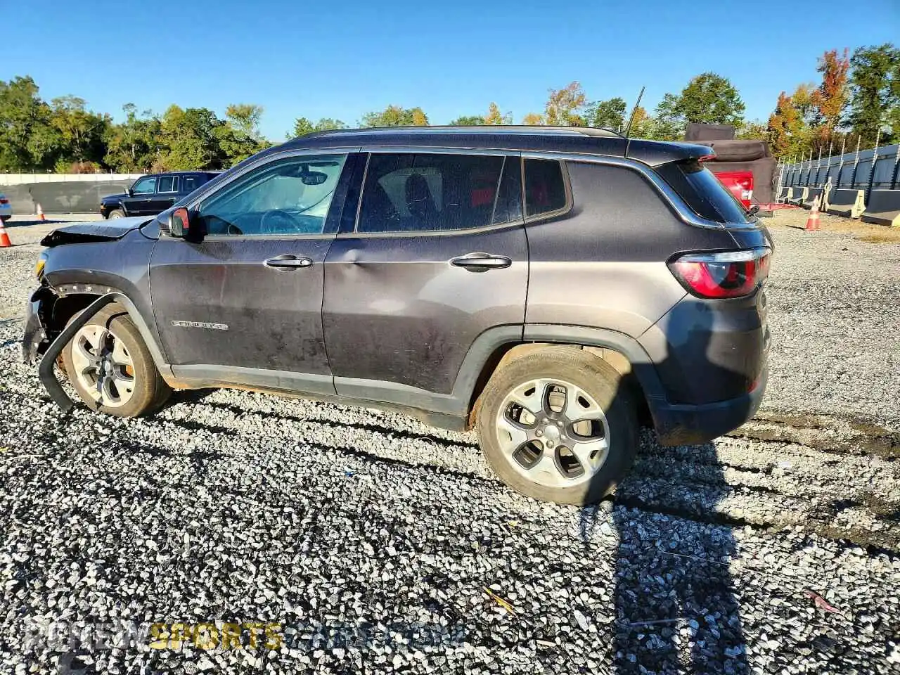 2 Photograph of a damaged car 3C4NJCCB8MT511515 JEEP COMPASS 2021