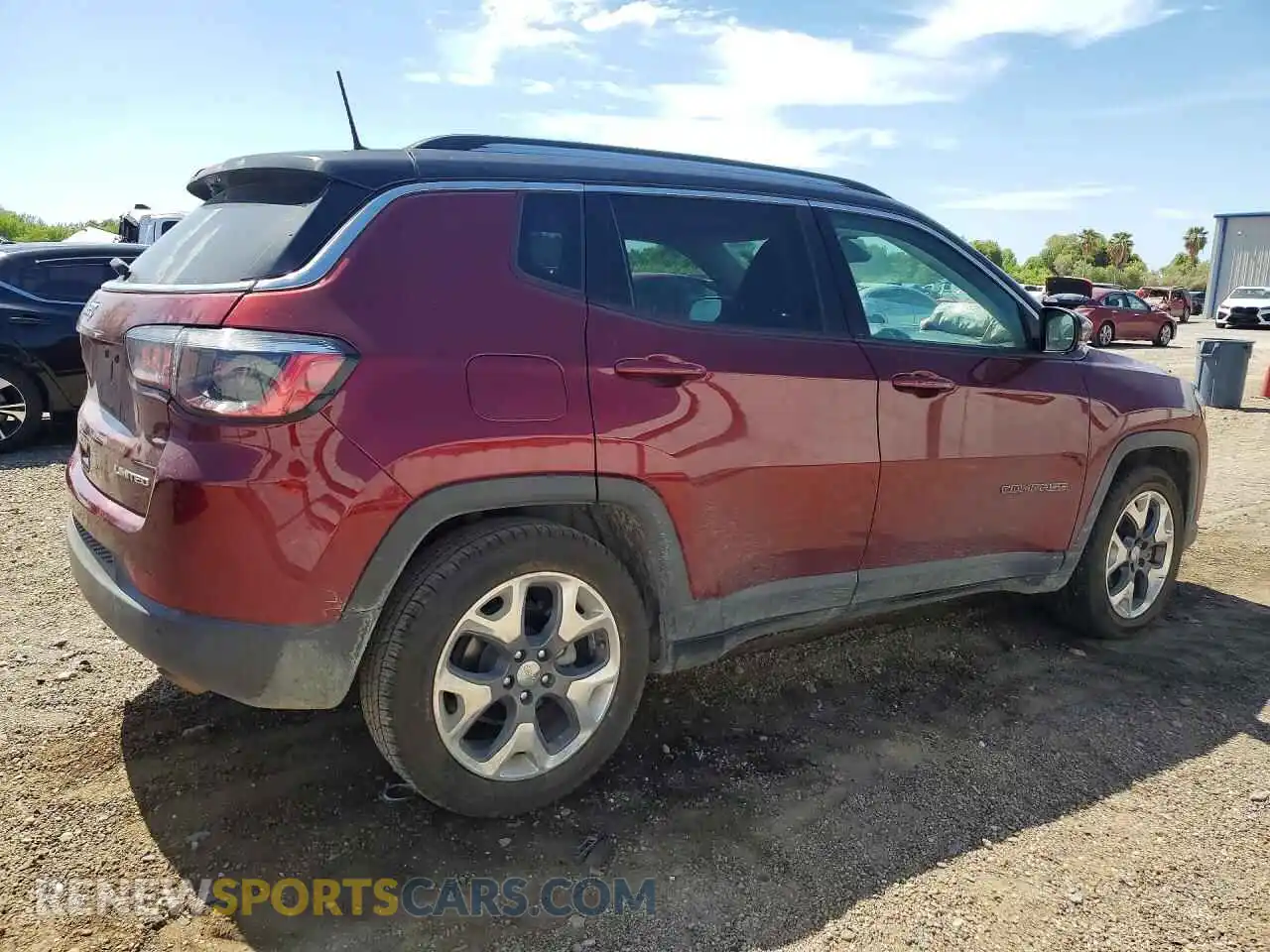 3 Photograph of a damaged car 3C4NJCCB8MT545633 JEEP COMPASS 2021