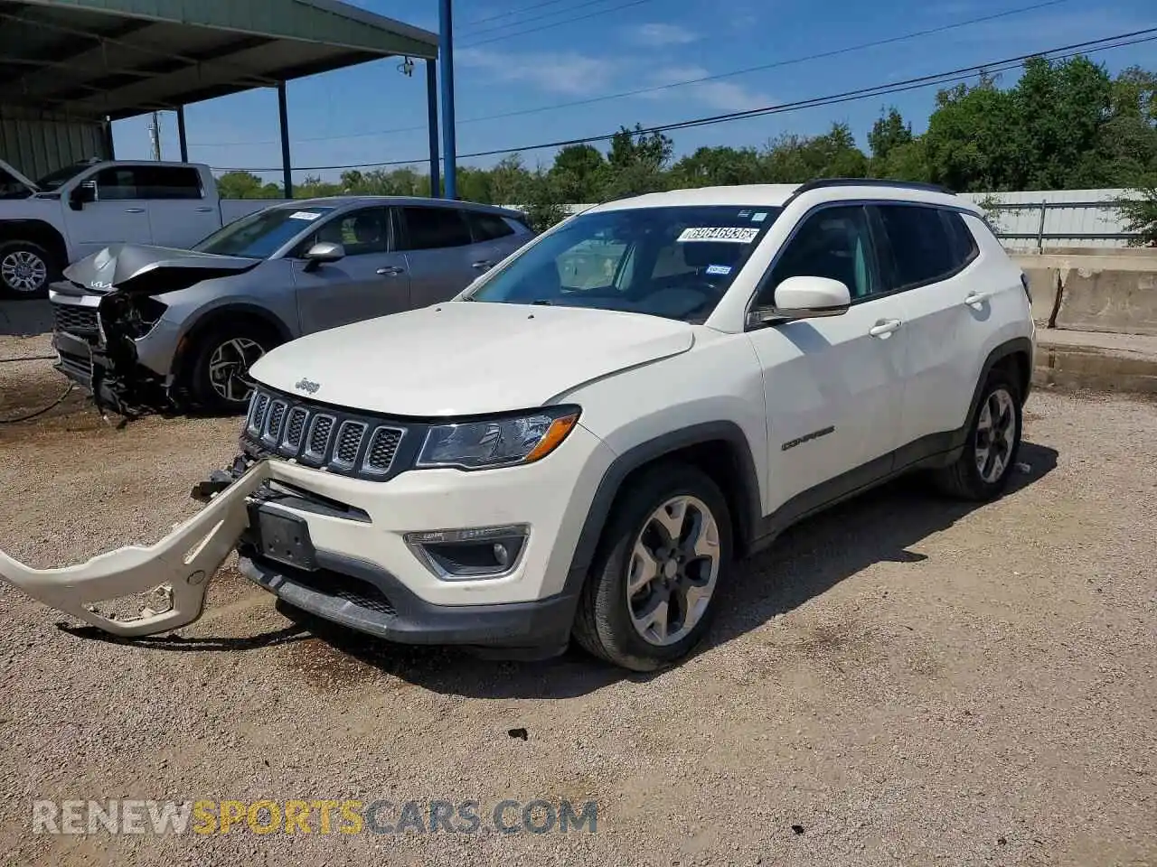 1 fotografías del automóvil dañado 3C4NJCCB9MT522491 JEEP COMPASS 2021