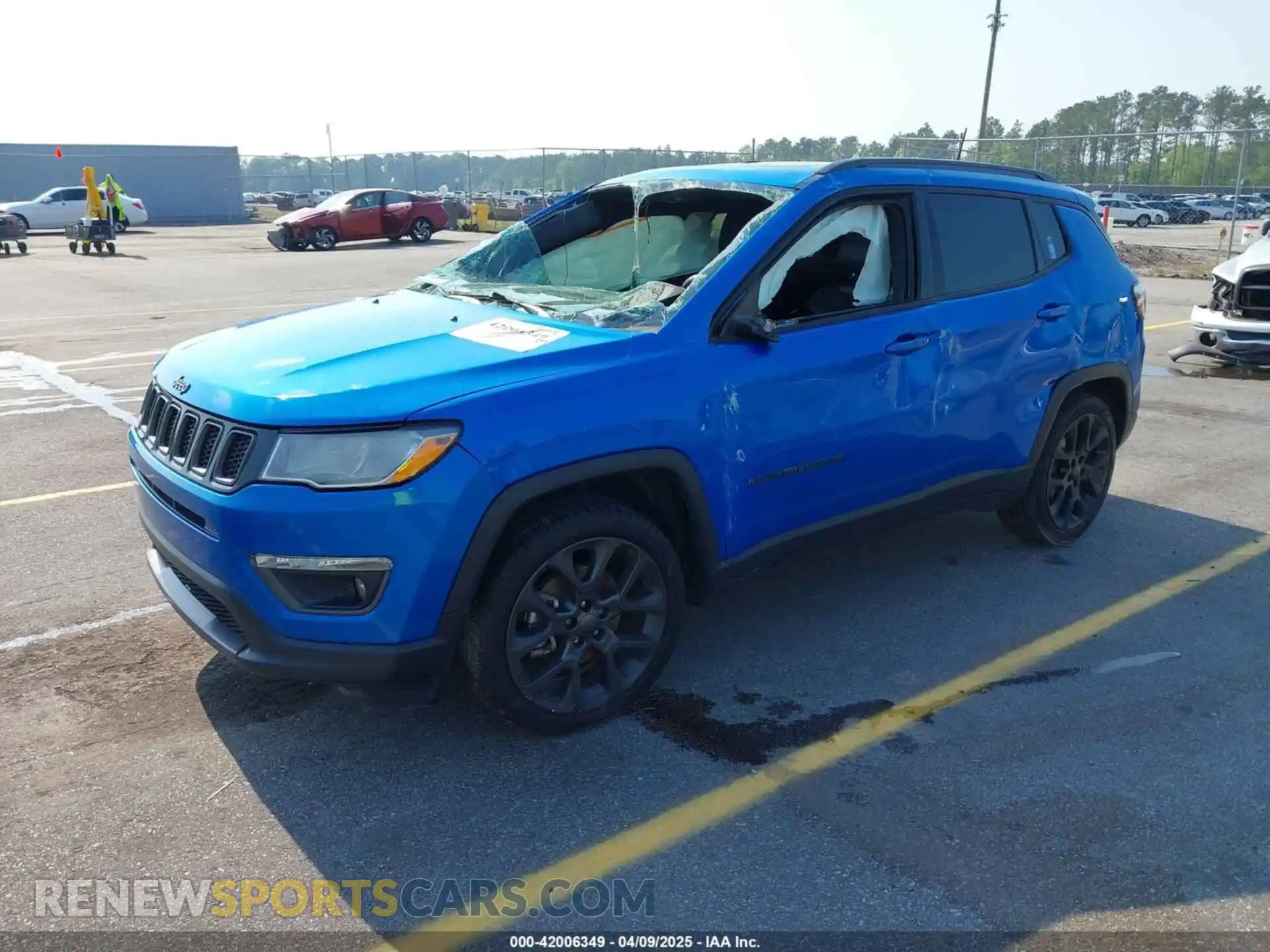 2 Photograph of a damaged car 3C4NJCEB3MT531703 JEEP COMPASS 2021
