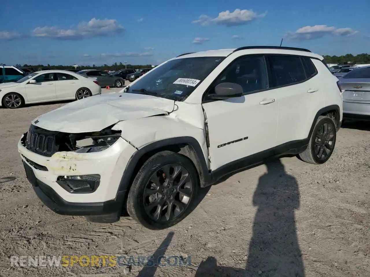 1 Photograph of a damaged car 3C4NJCEB3MT550073 JEEP COMPASS 2021