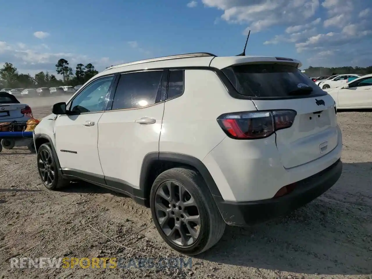 2 Photograph of a damaged car 3C4NJCEB3MT550073 JEEP COMPASS 2021