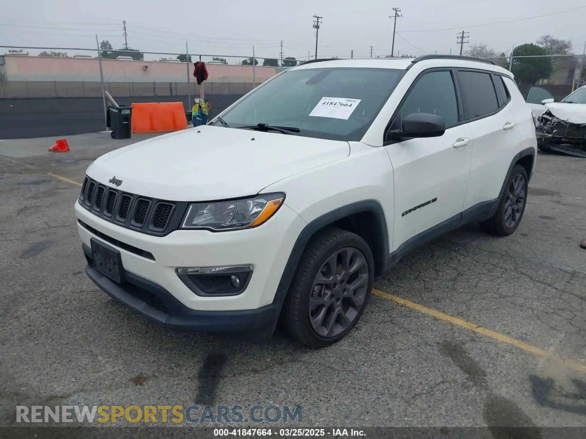 2 Photograph of a damaged car 3C4NJCEB4MT577055 JEEP COMPASS 2021