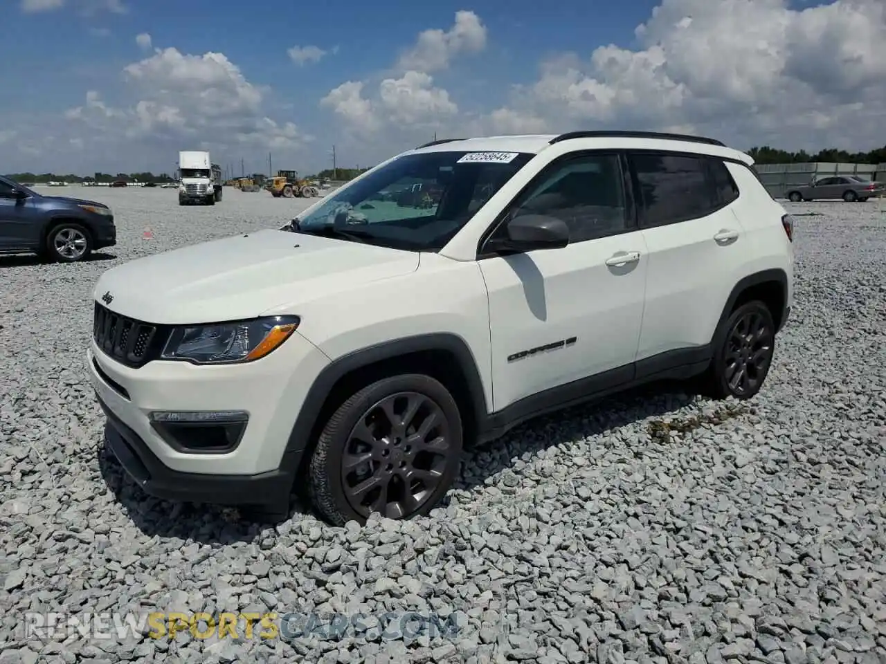 1 Photograph of a damaged car 3C4NJCEB4MT604075 JEEP COMPASS 2021