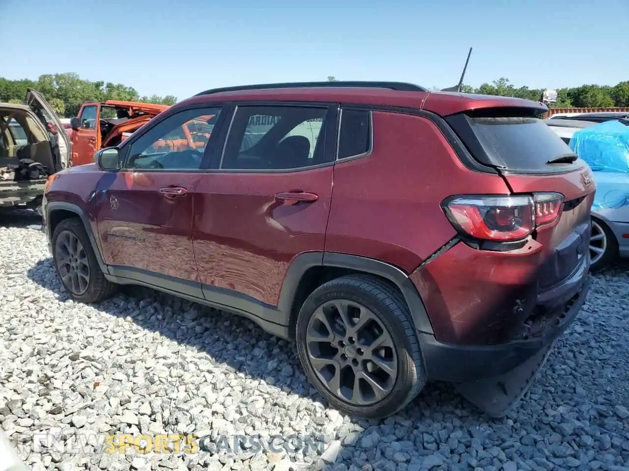 2 Фотография поврежденного автомобиля 3C4NJCEB6MT532733 JEEP COMPASS 2021