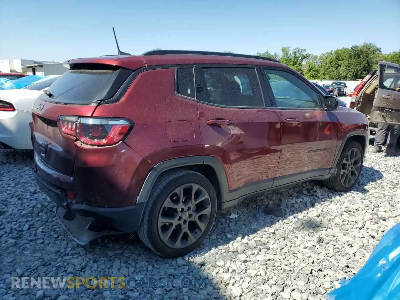 3 Фотография поврежденного автомобиля 3C4NJCEB6MT532733 JEEP COMPASS 2021