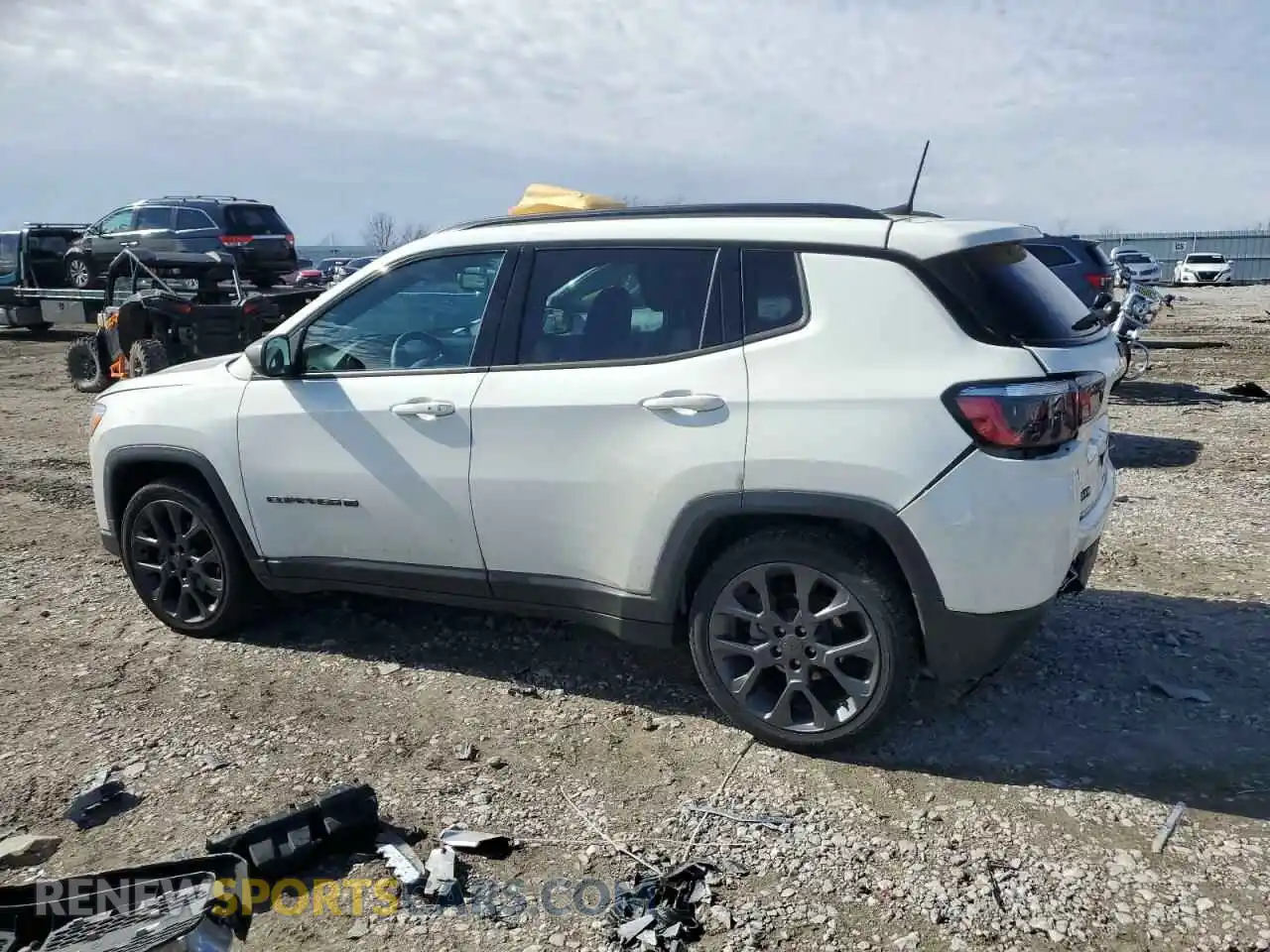 2 Photograph of a damaged car 3C4NJCEB6MT553095 JEEP COMPASS 2021