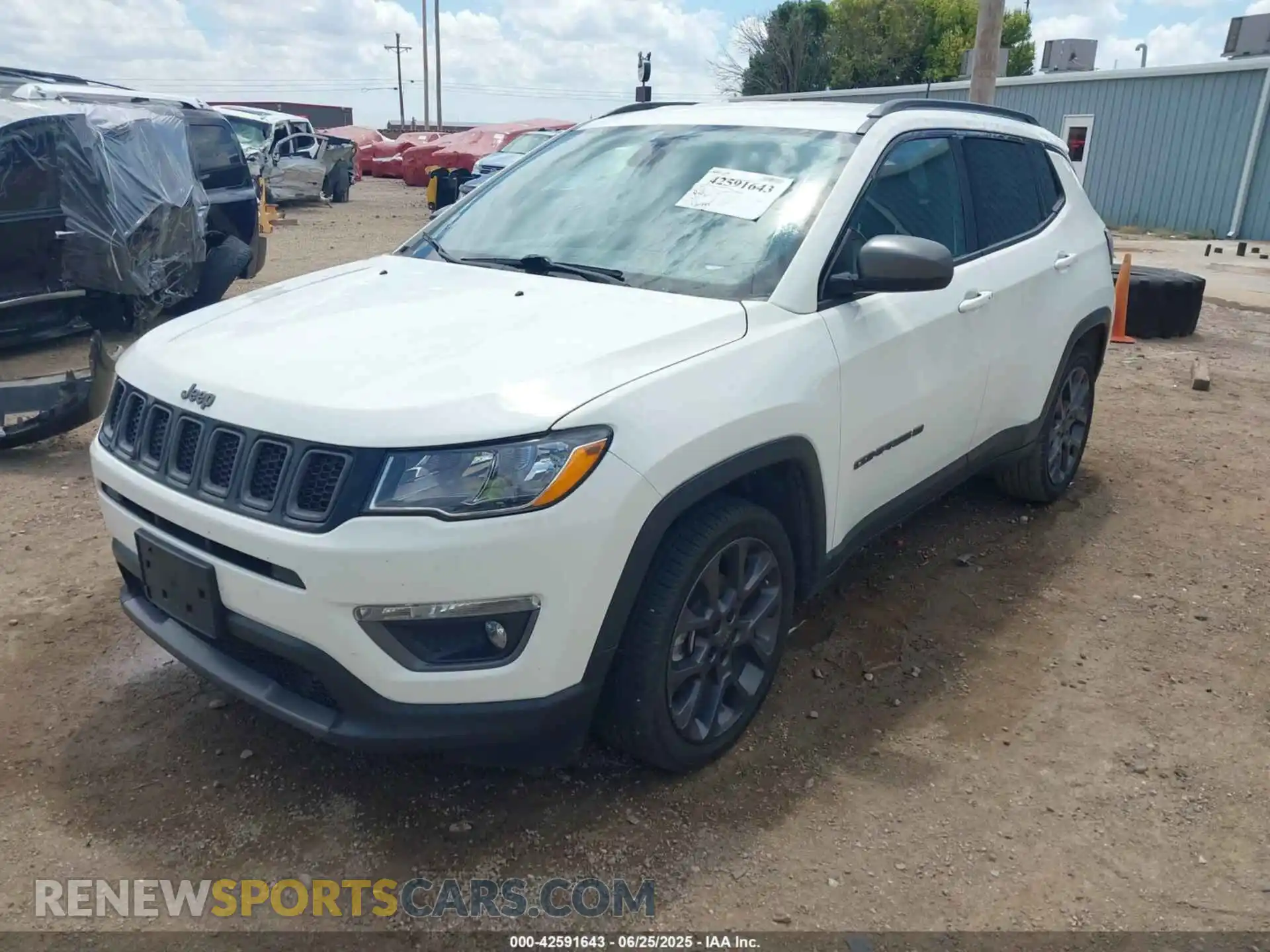 2 Photograph of a damaged car 3C4NJCEB6MT571564 JEEP COMPASS 2021