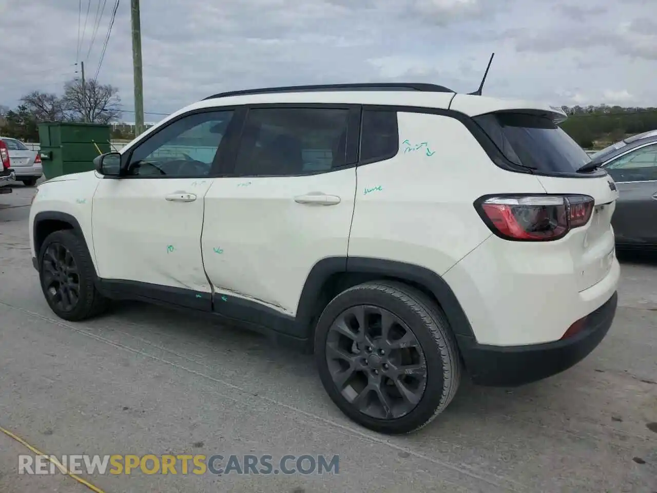 2 Photograph of a damaged car 3C4NJCEB7MT535933 JEEP COMPASS 2021