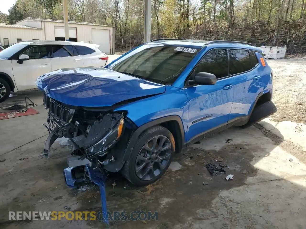 1 Photograph of a damaged car 3C4NJCEB8MT549145 JEEP COMPASS 2021