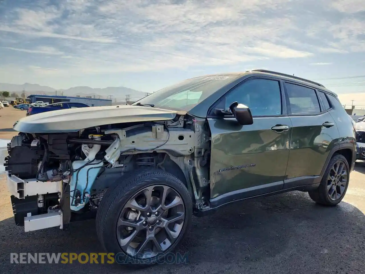 1 fotografías del automóvil dañado 3C4NJCEBXMT529124 JEEP COMPASS 2021