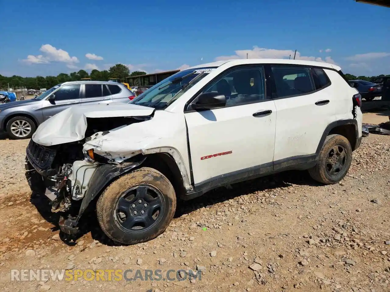 1 Фотография поврежденного автомобиля 3C4NJDAB1MT540363 JEEP COMPASS 2021
