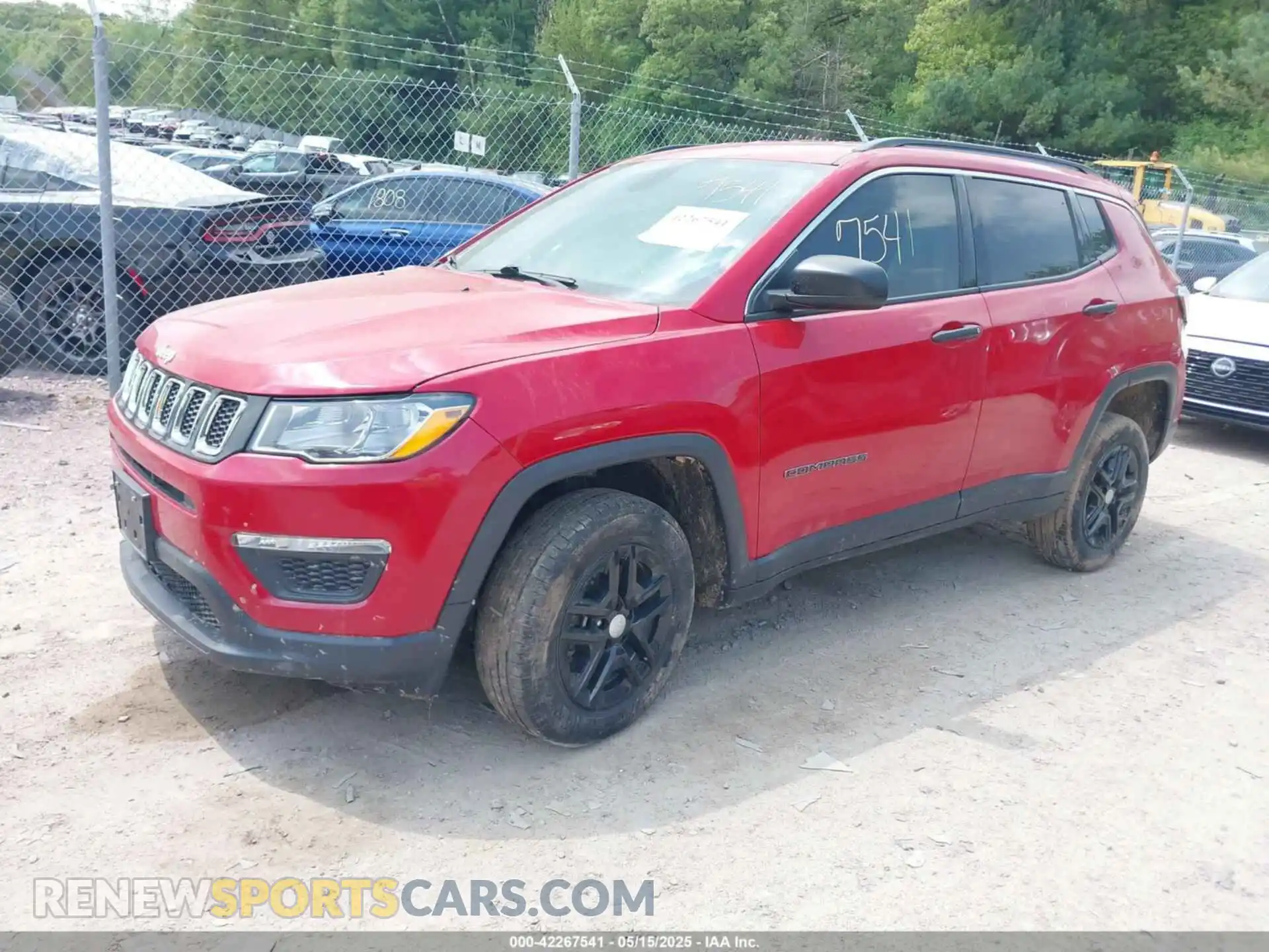 2 Photograph of a damaged car 3C4NJDAB6MT525308 JEEP COMPASS 2021