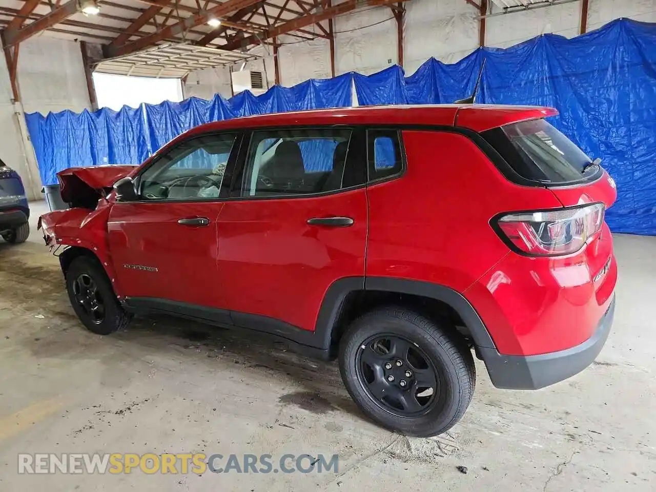 2 Photograph of a damaged car 3C4NJDAB7MT501440 JEEP COMPASS 2021