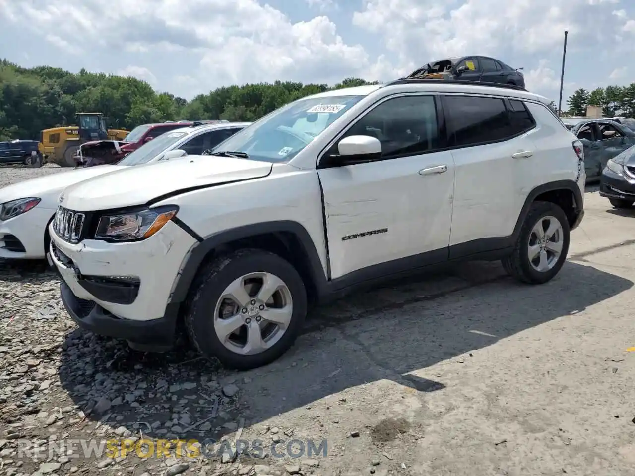 1 Photograph of a damaged car 3C4NJDBB0MT547478 JEEP COMPASS 2021