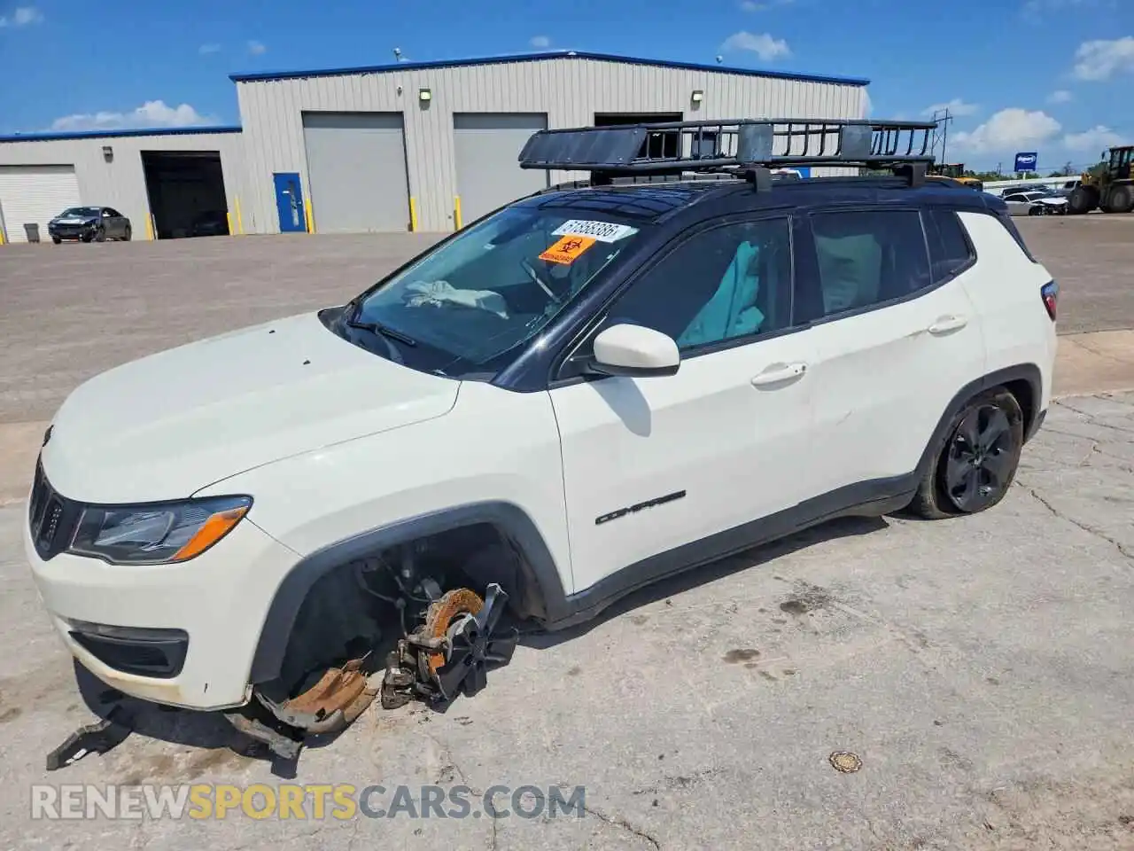 1 Photograph of a damaged car 3C4NJDBB0MT547688 JEEP COMPASS 2021