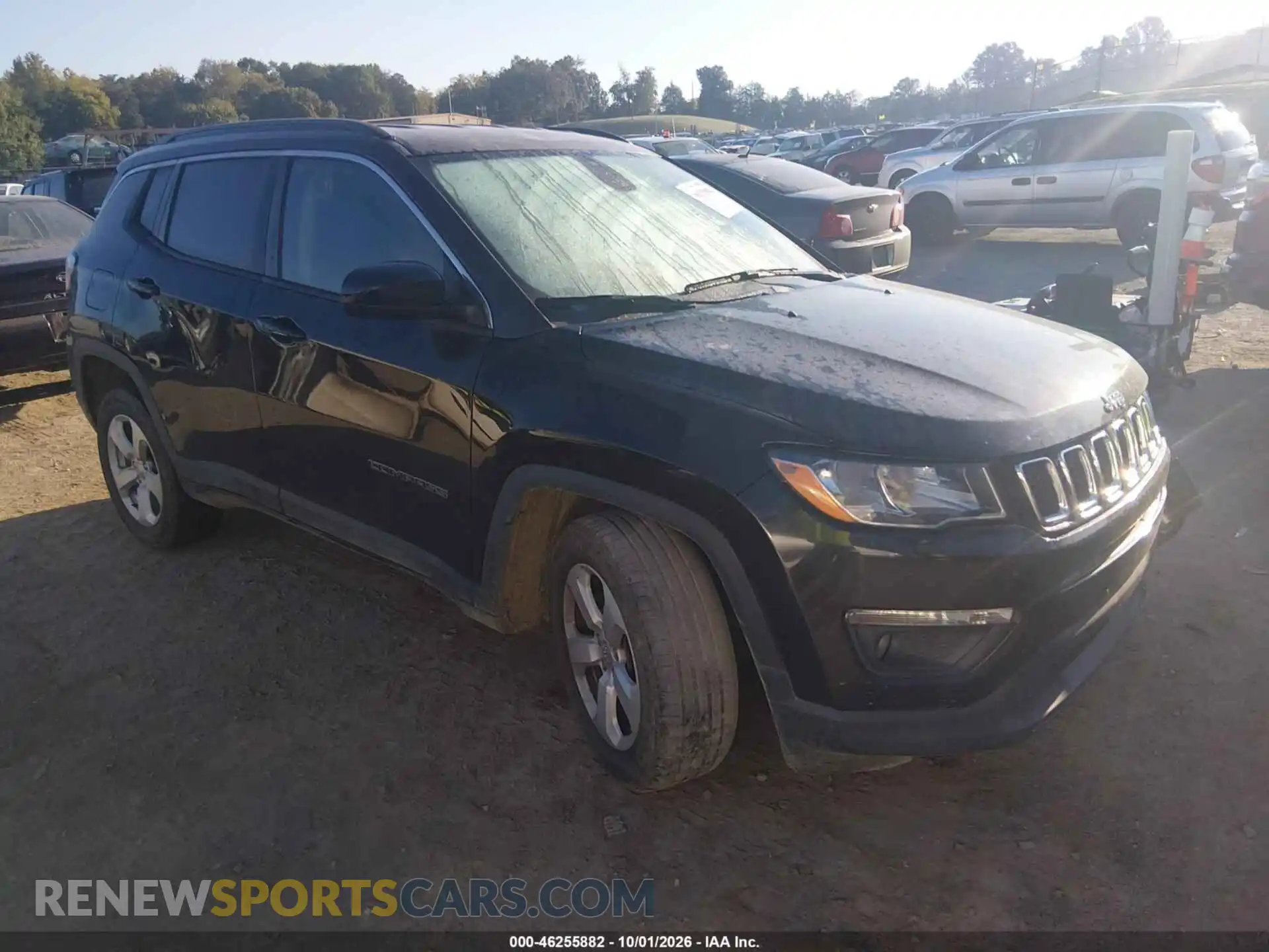 1 fotografías del automóvil dañado 3C4NJDBB0MT578634 JEEP COMPASS 2021