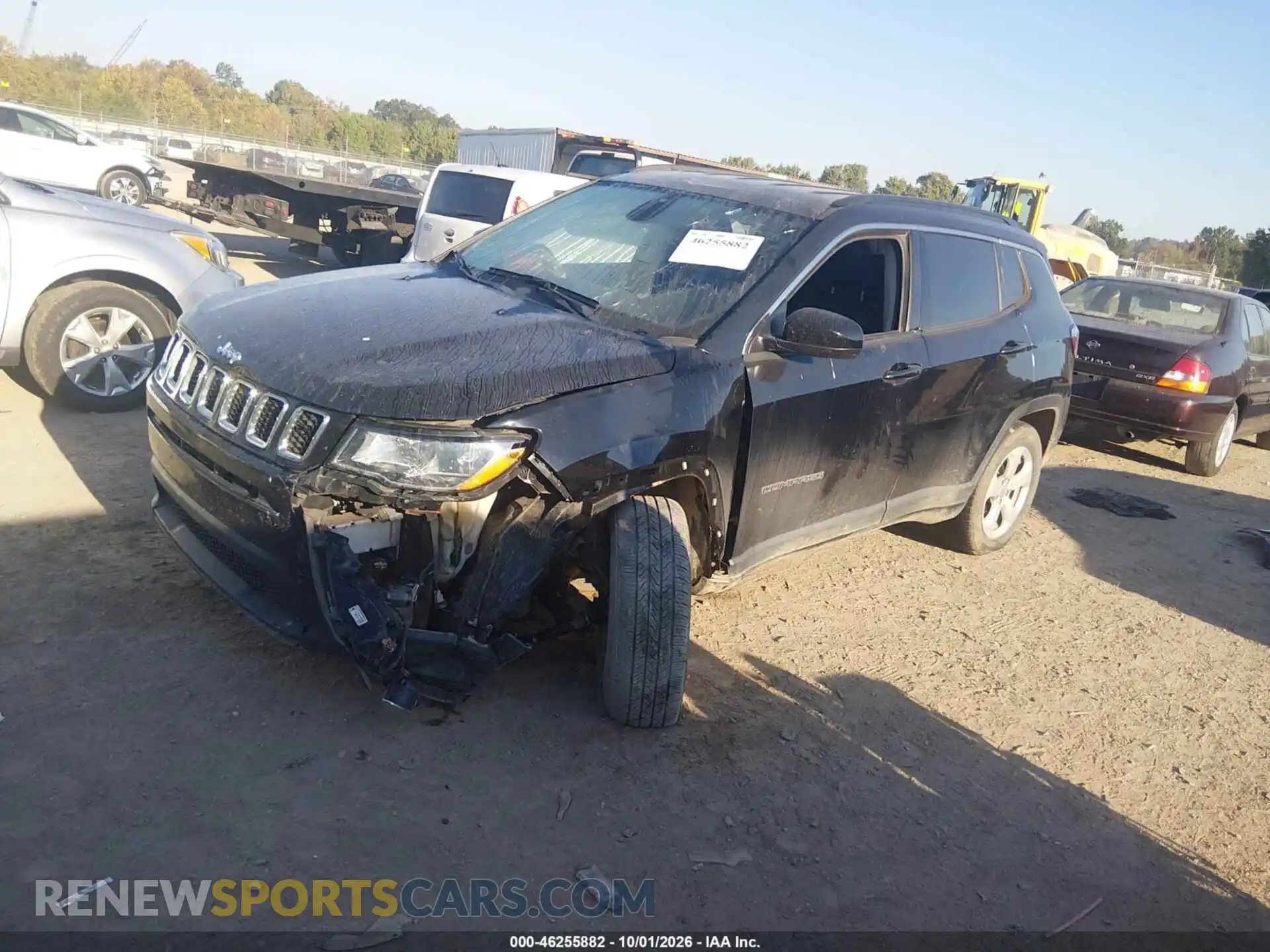 2 fotografías del automóvil dañado 3C4NJDBB0MT578634 JEEP COMPASS 2021