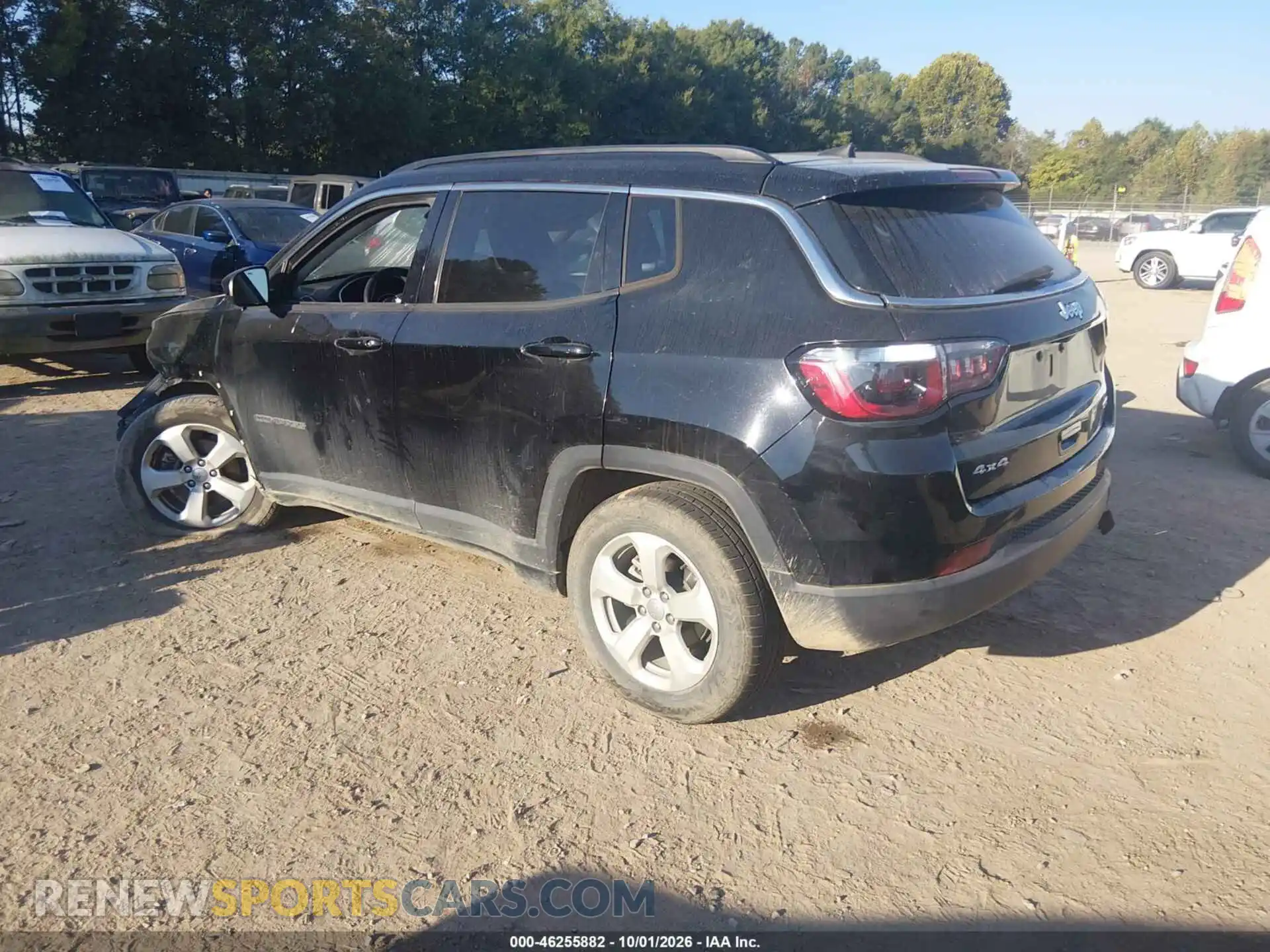 3 fotografías del automóvil dañado 3C4NJDBB0MT578634 JEEP COMPASS 2021