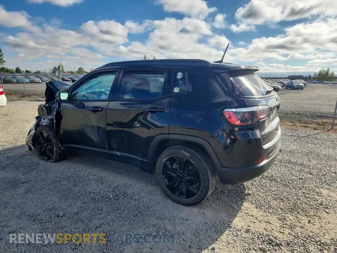 2 Photograph of a damaged car 3C4NJDBB0MT600387 JEEP COMPASS 2021
