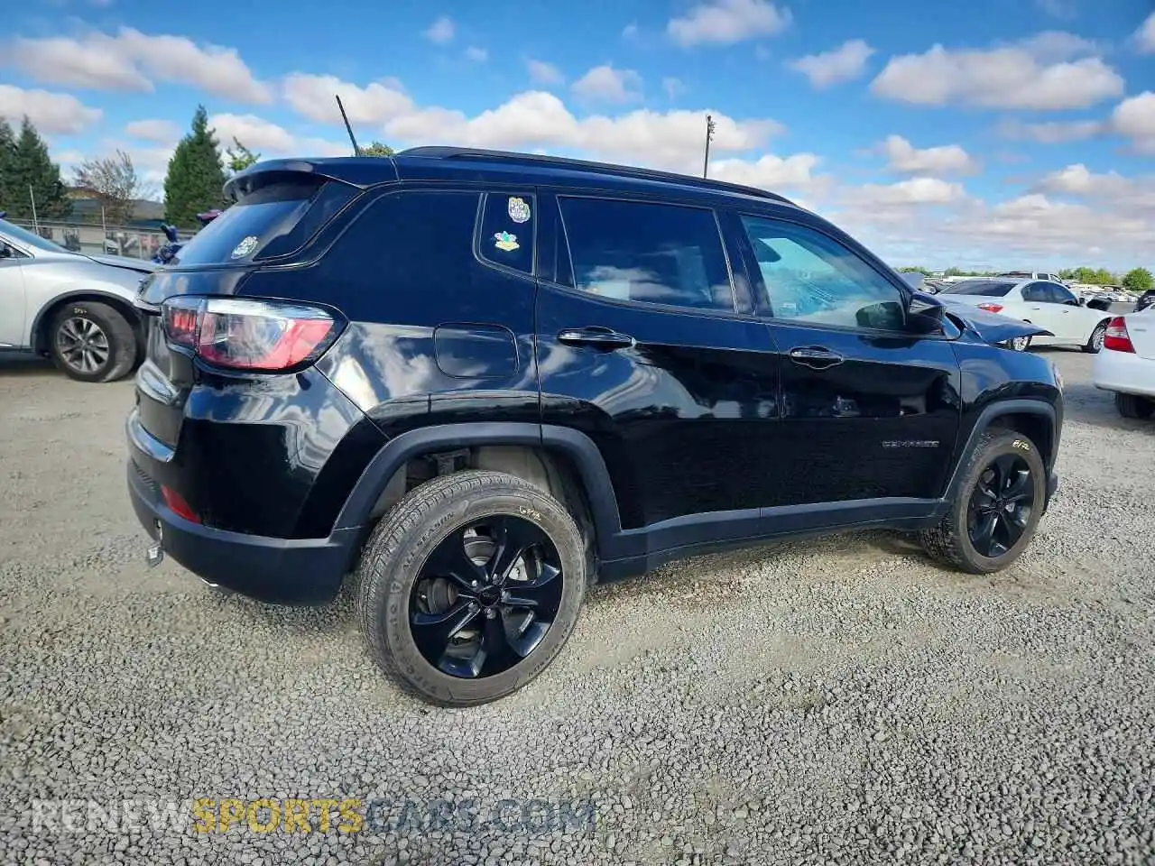 3 Photograph of a damaged car 3C4NJDBB0MT600387 JEEP COMPASS 2021