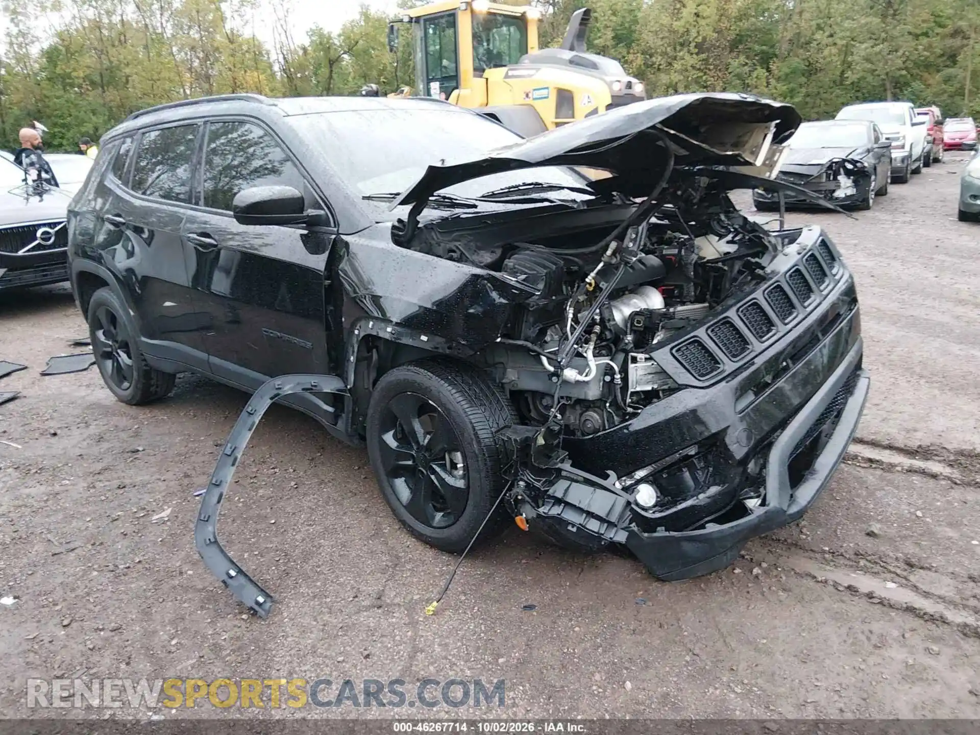 1 Photograph of a damaged car 3C4NJDBB1MT509449 JEEP COMPASS 2021