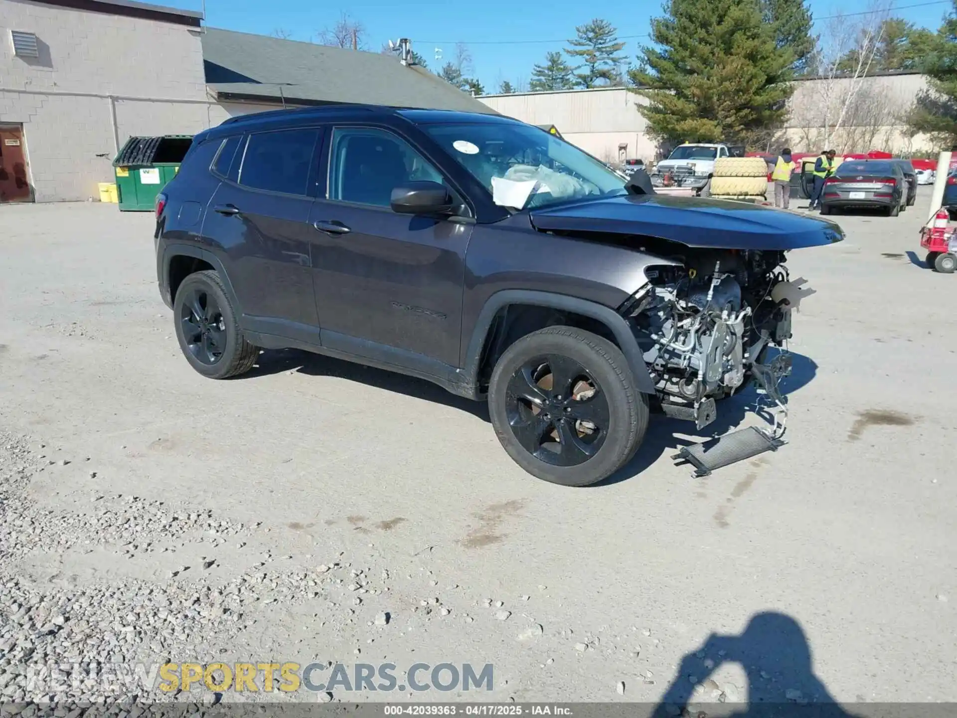 1 Photograph of a damaged car 3C4NJDBB1MT554391 JEEP COMPASS 2021