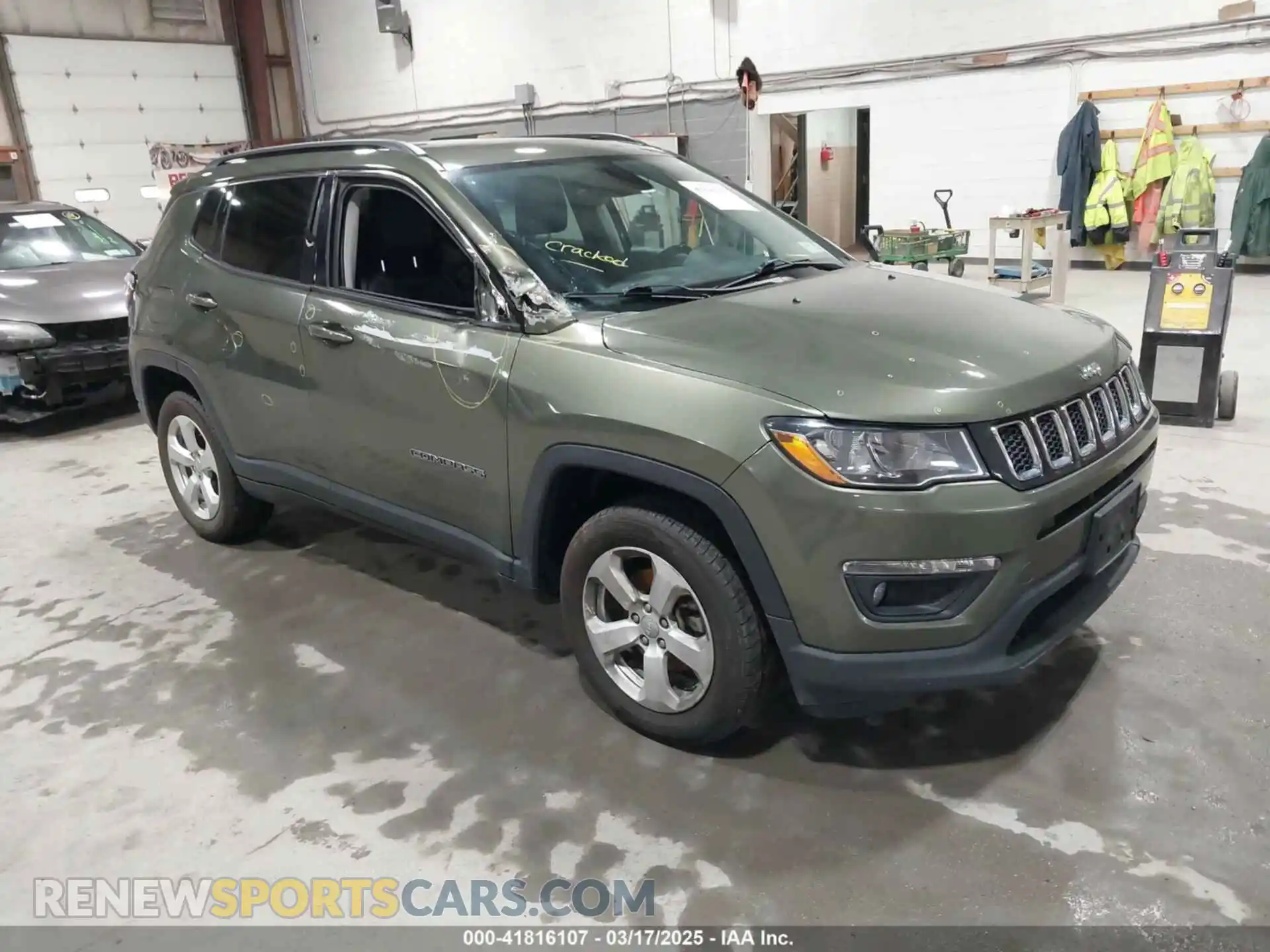 1 Photograph of a damaged car 3C4NJDBB1MT566220 JEEP COMPASS 2021