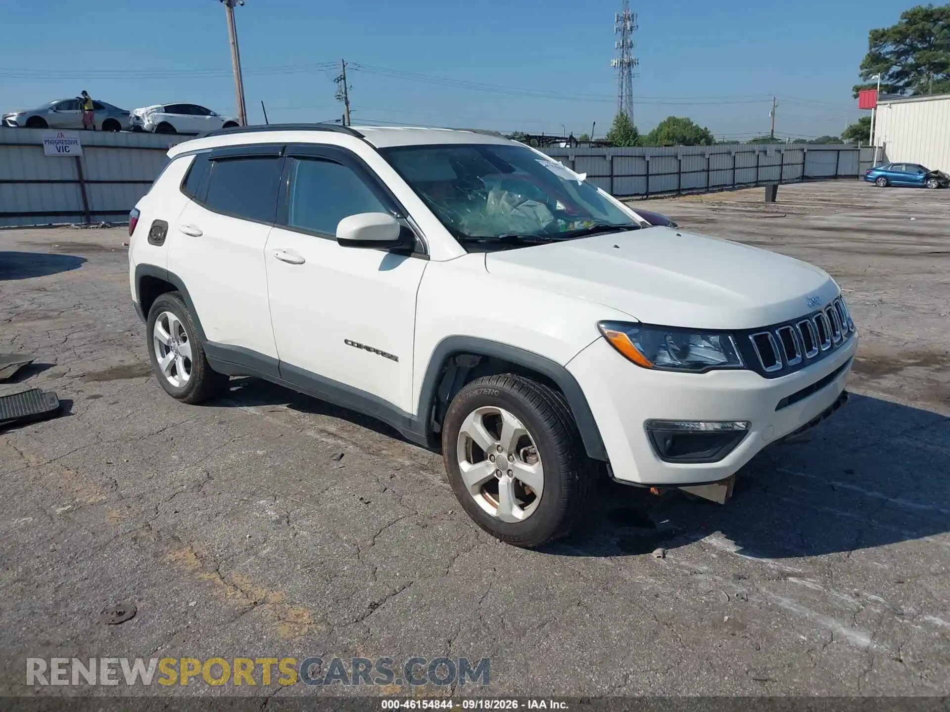 1 Photograph of a damaged car 3C4NJDBB1MT578612 JEEP COMPASS 2021