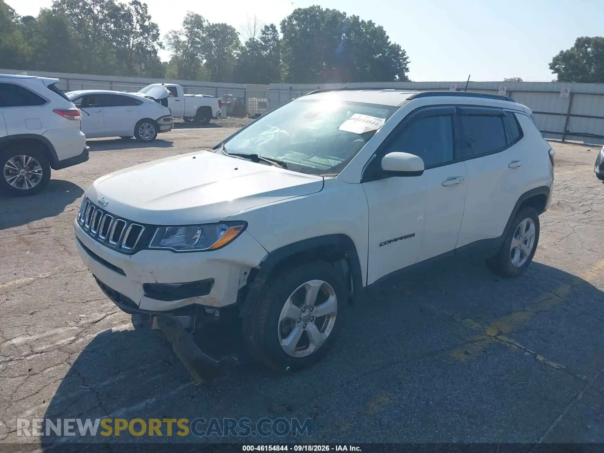 2 Photograph of a damaged car 3C4NJDBB1MT578612 JEEP COMPASS 2021