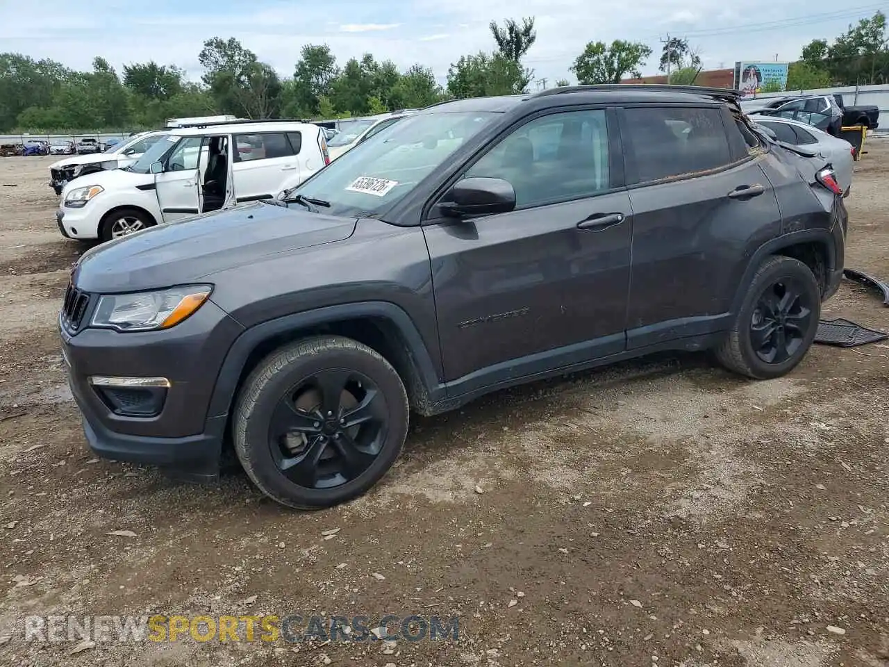 1 Photograph of a damaged car 3C4NJDBB2MT500825 JEEP COMPASS 2021