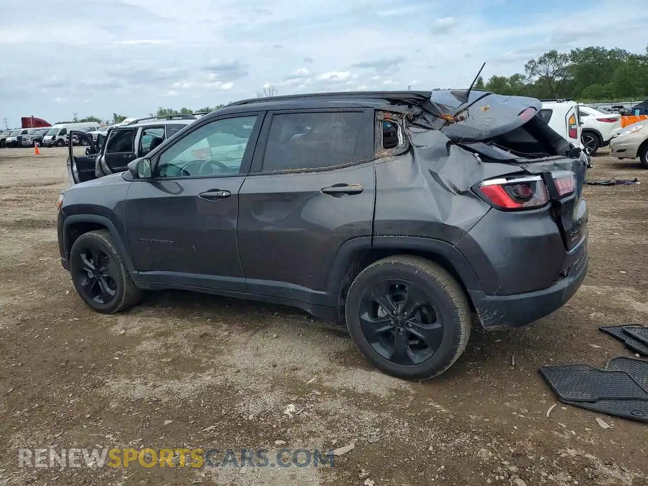 2 Photograph of a damaged car 3C4NJDBB2MT500825 JEEP COMPASS 2021