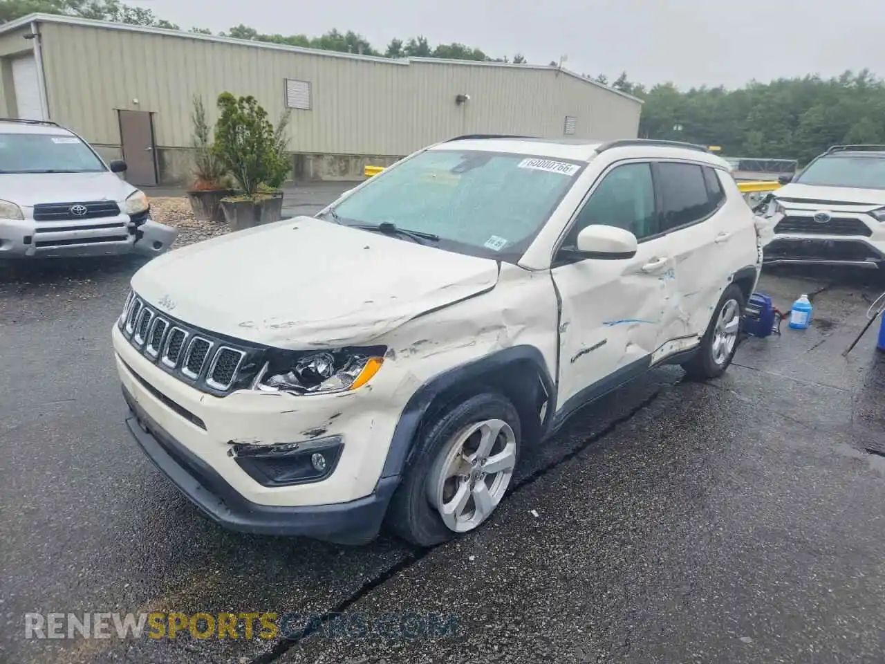 1 fotografías del automóvil dañado 3C4NJDBB2MT507242 JEEP COMPASS 2021