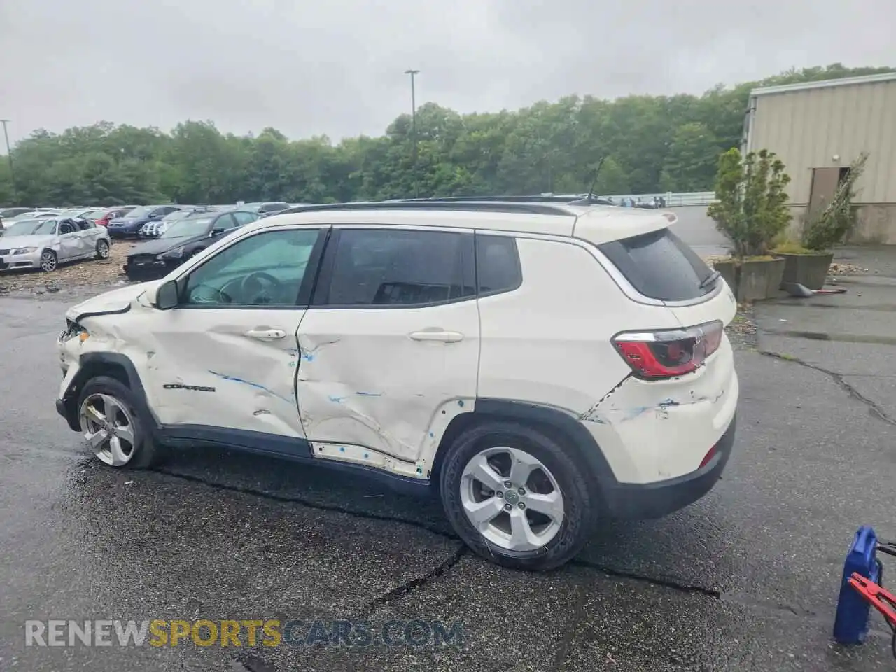 2 fotografías del automóvil dañado 3C4NJDBB2MT507242 JEEP COMPASS 2021