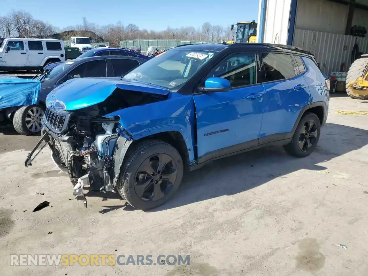 1 Photograph of a damaged car 3C4NJDBB2MT524204 JEEP COMPASS 2021