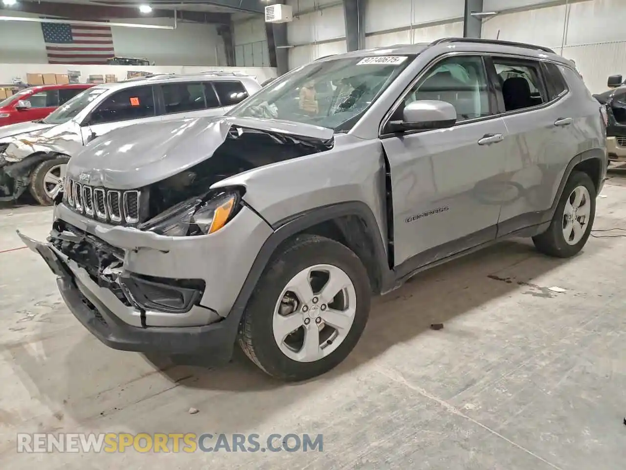 1 Photograph of a damaged car 3C4NJDBB2MT547241 JEEP COMPASS 2021