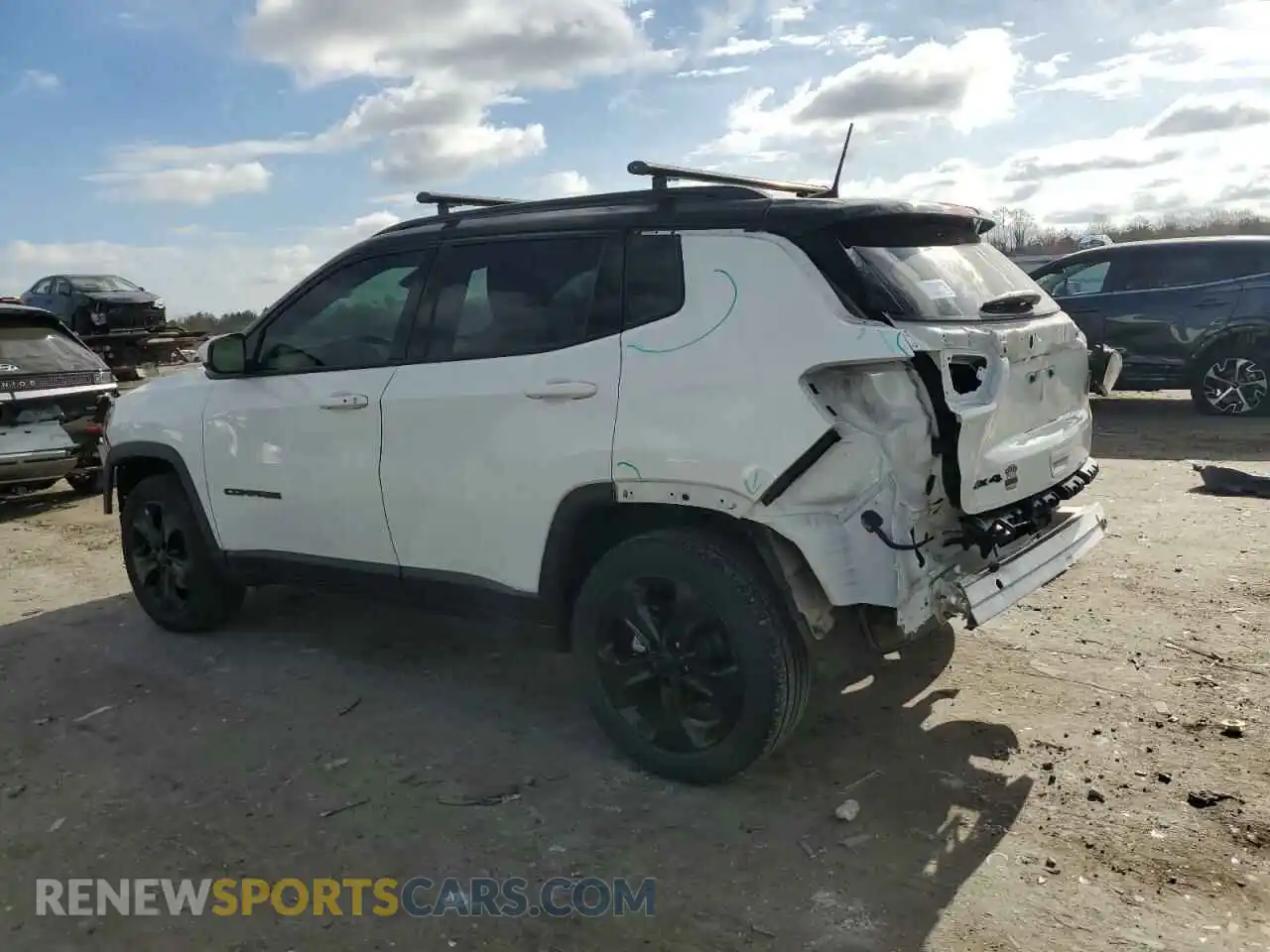 2 Фотография поврежденного автомобиля 3C4NJDBB2MT575797 JEEP COMPASS 2021