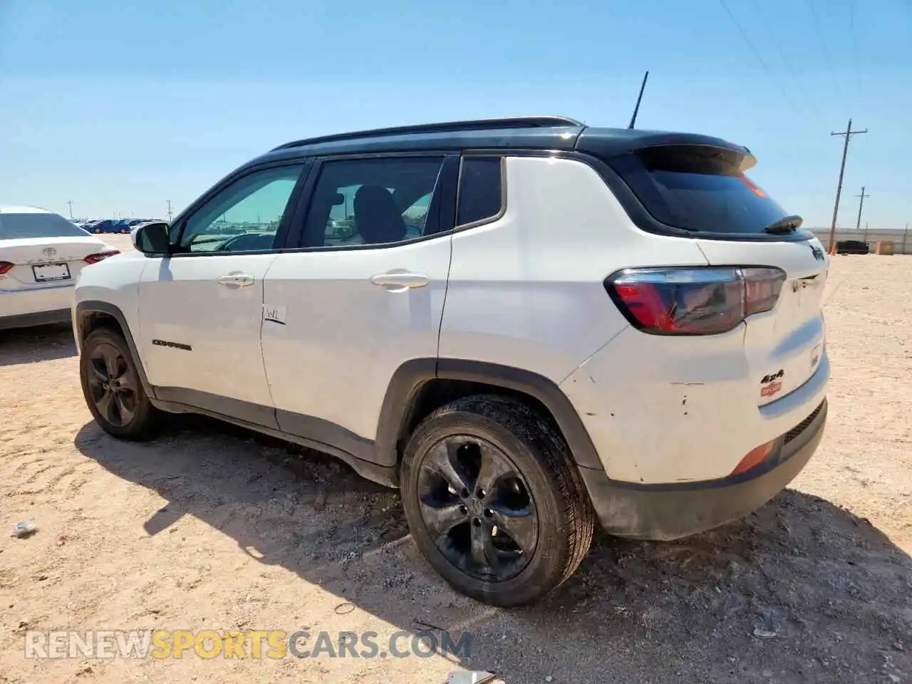 2 Photograph of a damaged car 3C4NJDBB2MT586704 JEEP COMPASS 2021