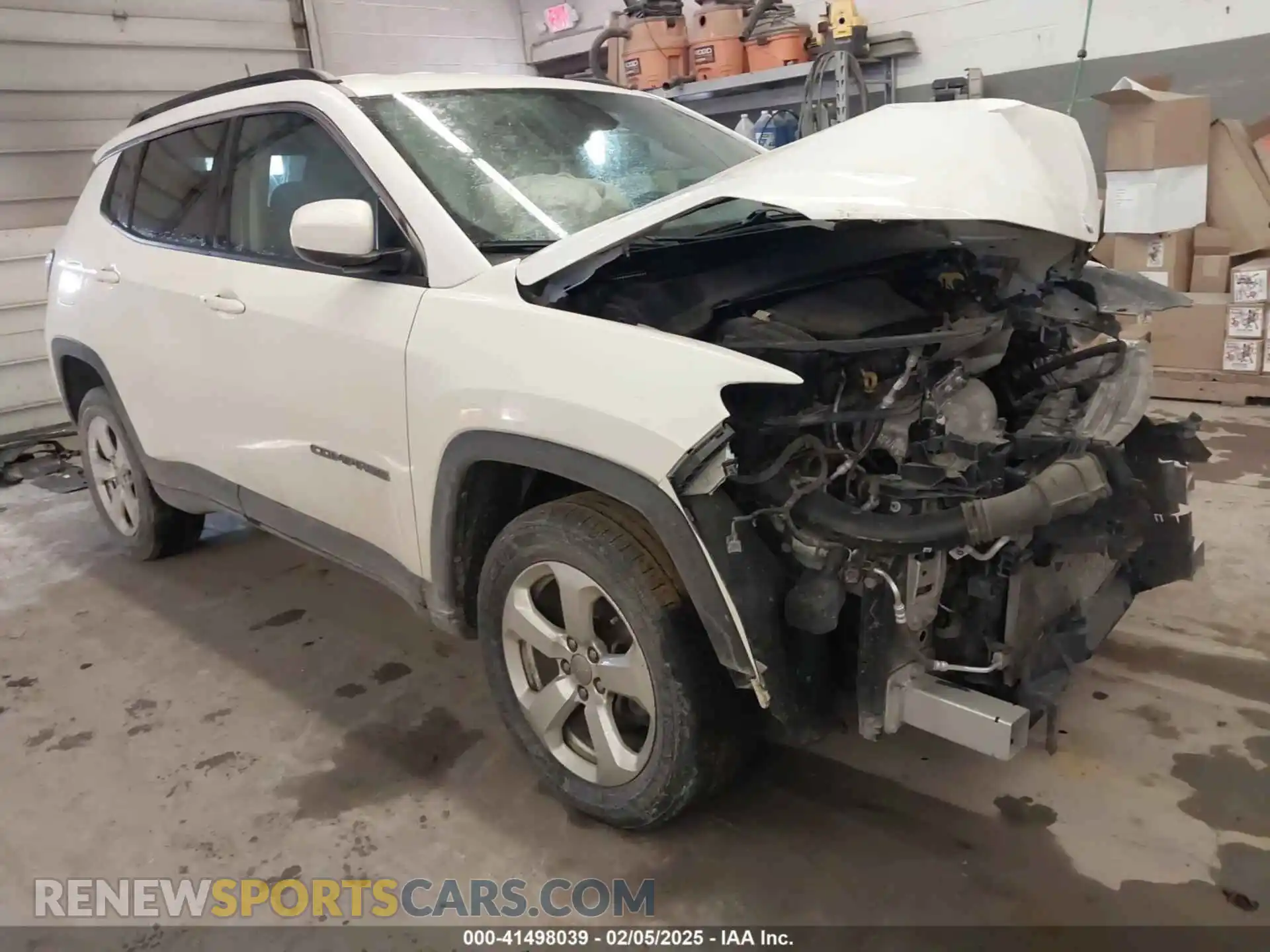 1 Photograph of a damaged car 3C4NJDBB3MT504835 JEEP COMPASS 2021