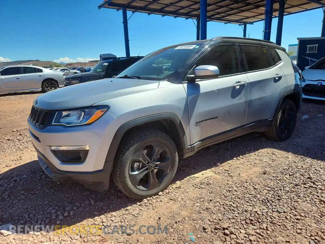 1 Photograph of a damaged car 3C4NJDBB3MT562783 JEEP COMPASS 2021