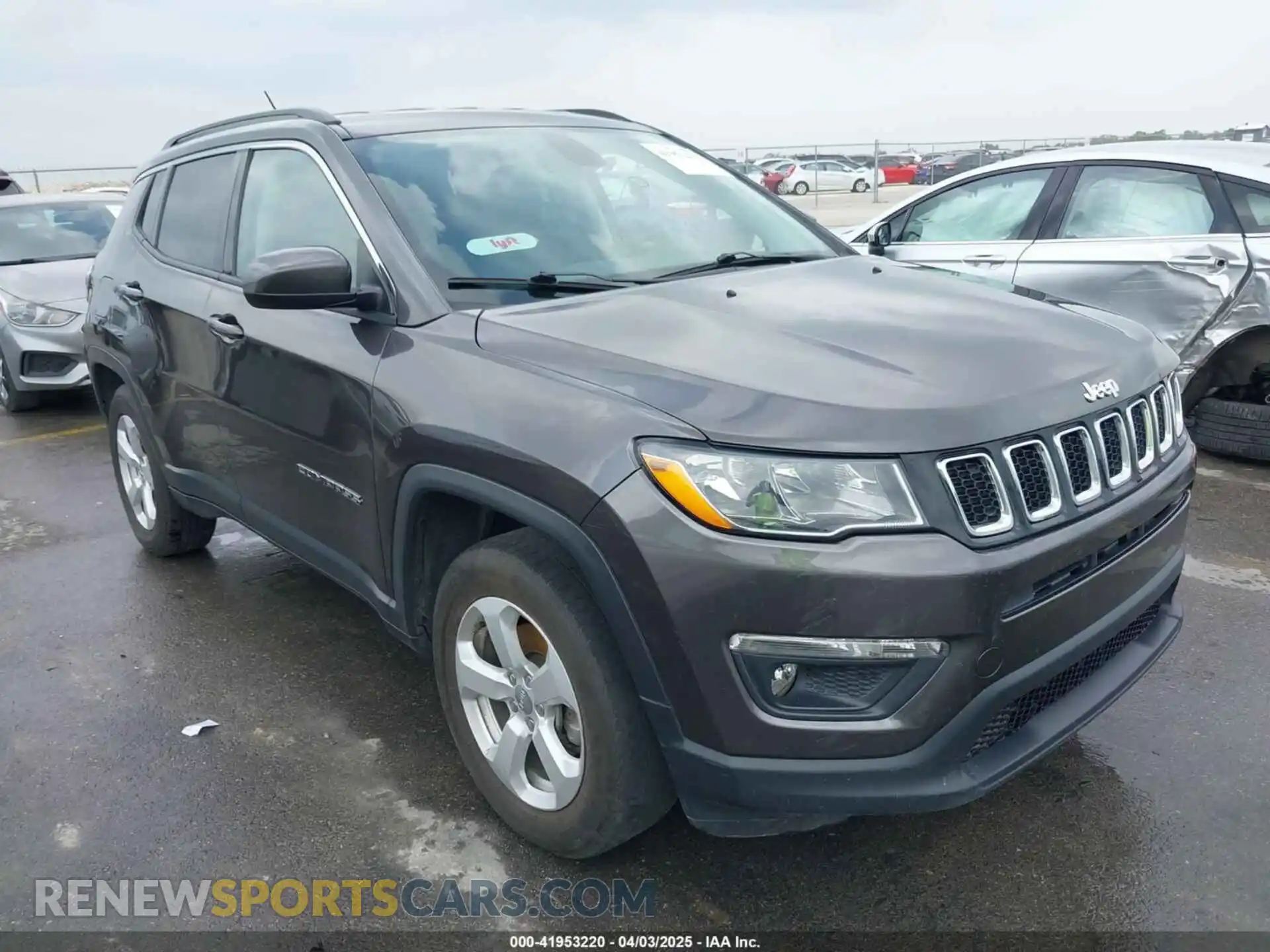 1 Photograph of a damaged car 3C4NJDBB3MT584556 JEEP COMPASS 2021
